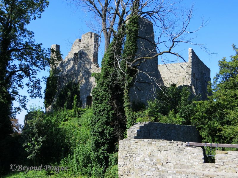 A section of the ruin seen from a look out point at one end of the complex.