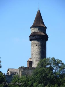 The tower of Štramberk Castle.