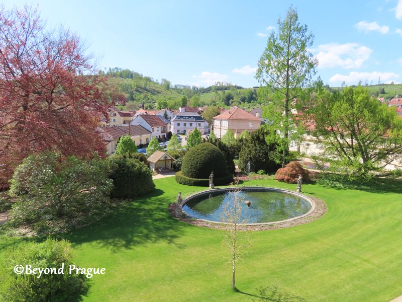 Section of Lysice chateau gardens